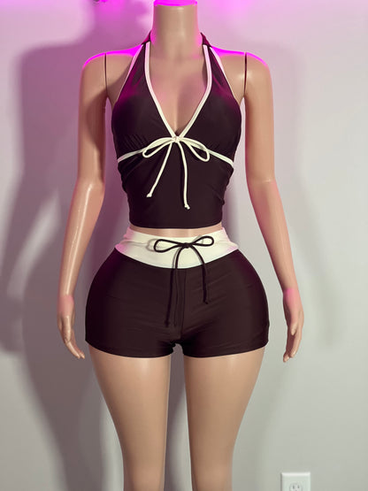 Laya Polka Dotted Swimsuit